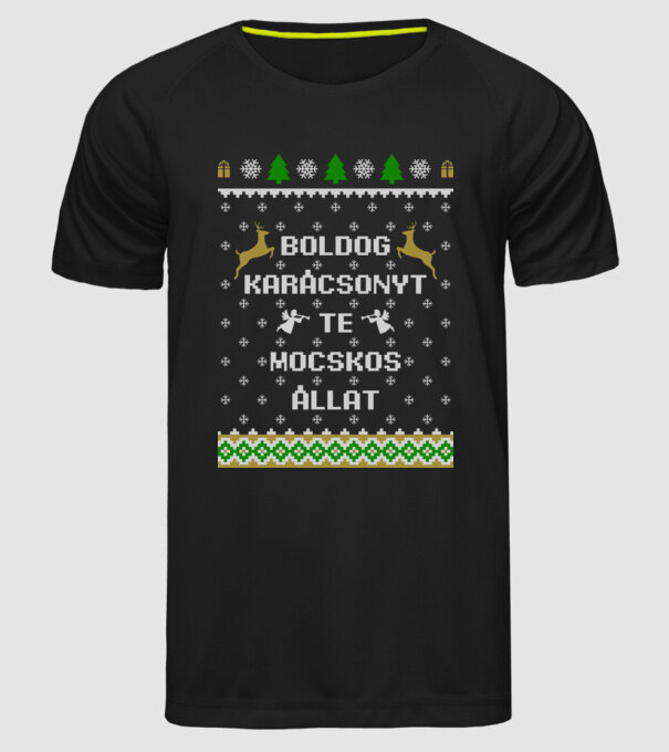  minta fekete pólón