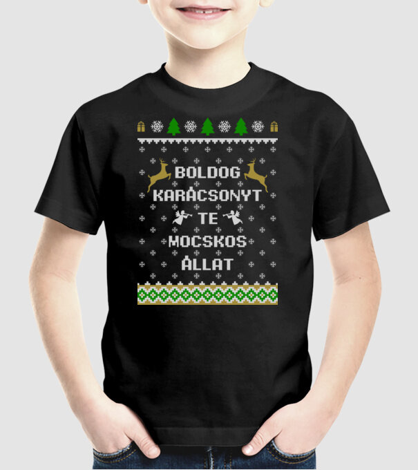  minta fekete pólón