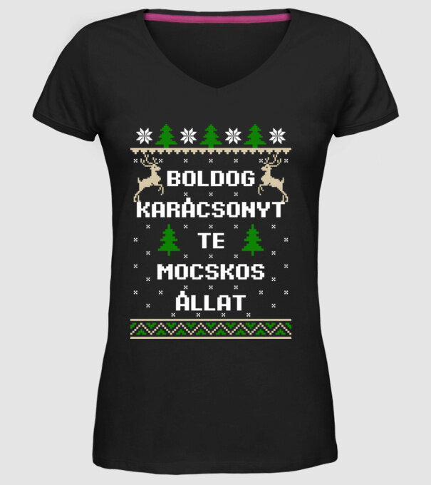  minta fekete pólón