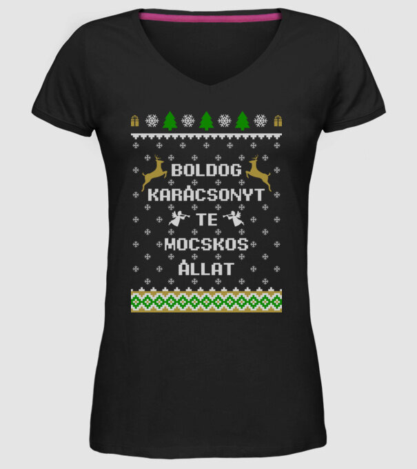  minta fekete pólón