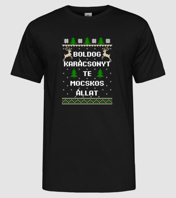  minta fekete pólón