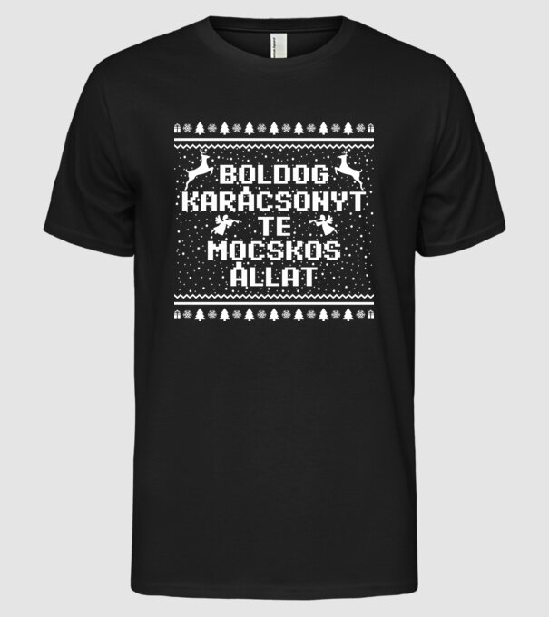  minta fekete pólón