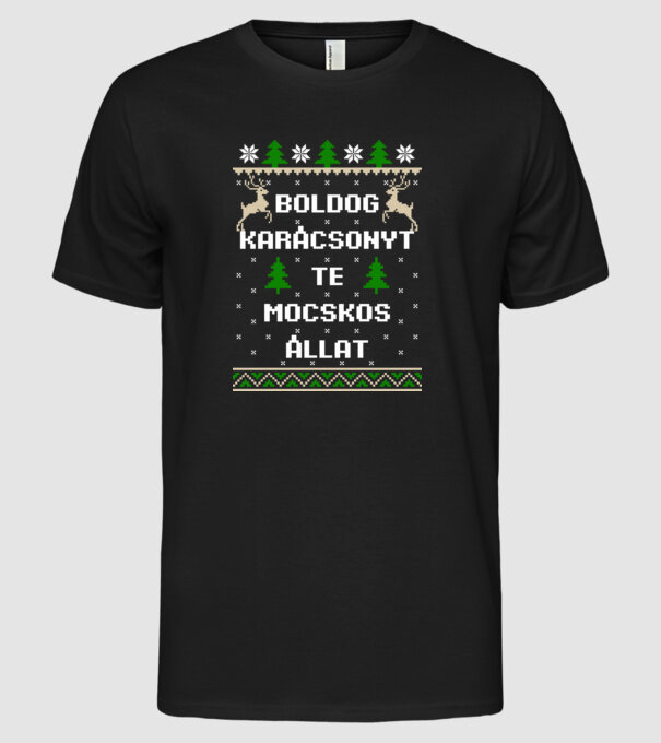  minta fekete pólón