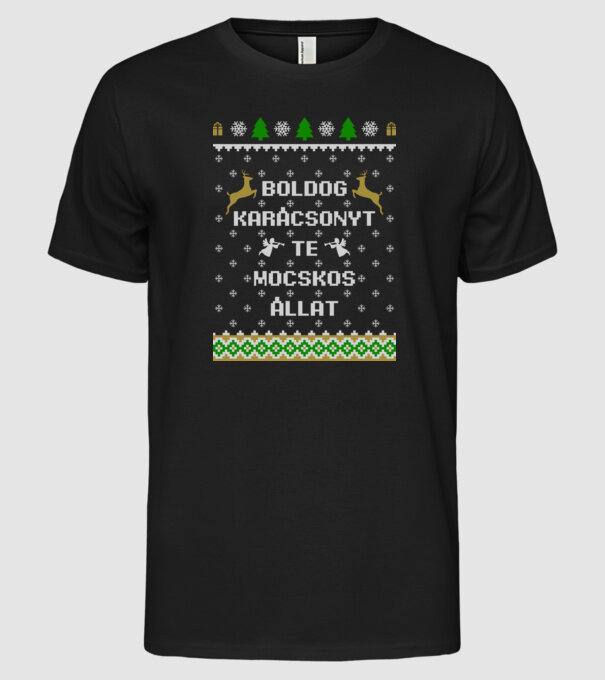  minta fekete pólón