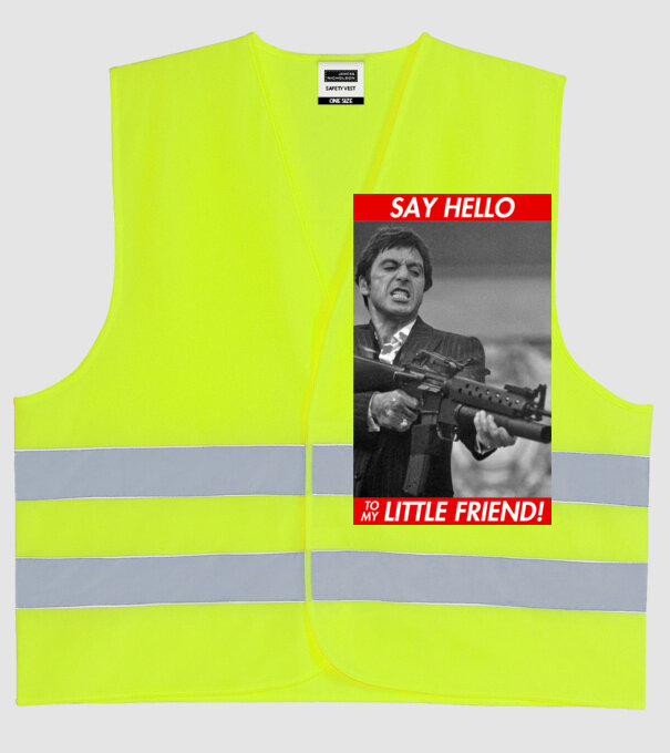  minta neonsárga pólón