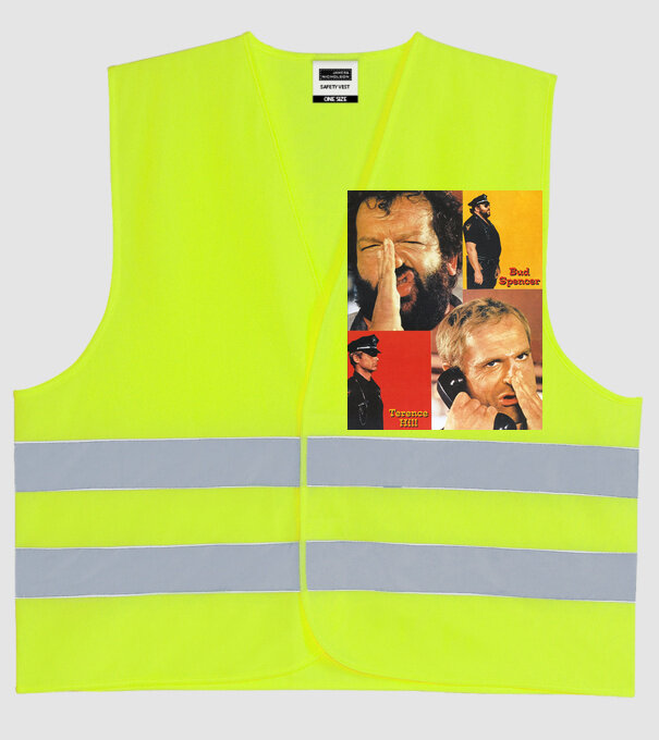  minta neonsárga pólón