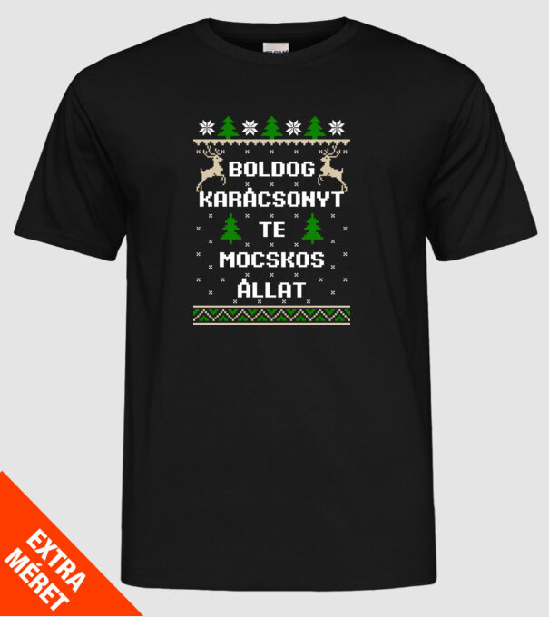  minta fekete pólón