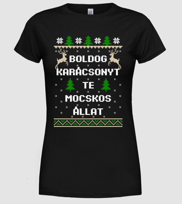  minta fekete pólón