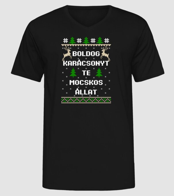  minta fekete pólón